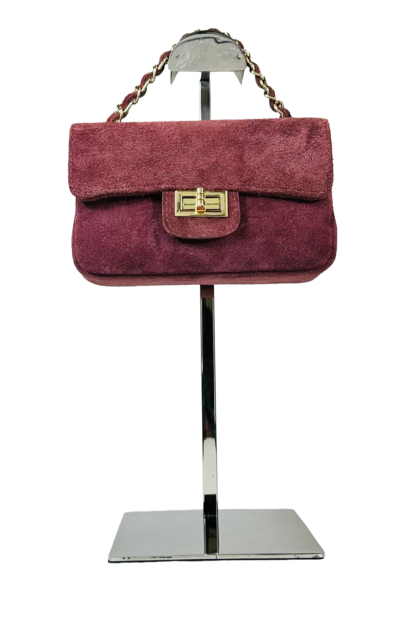 BORSETTA A MANO CAMOSCIO