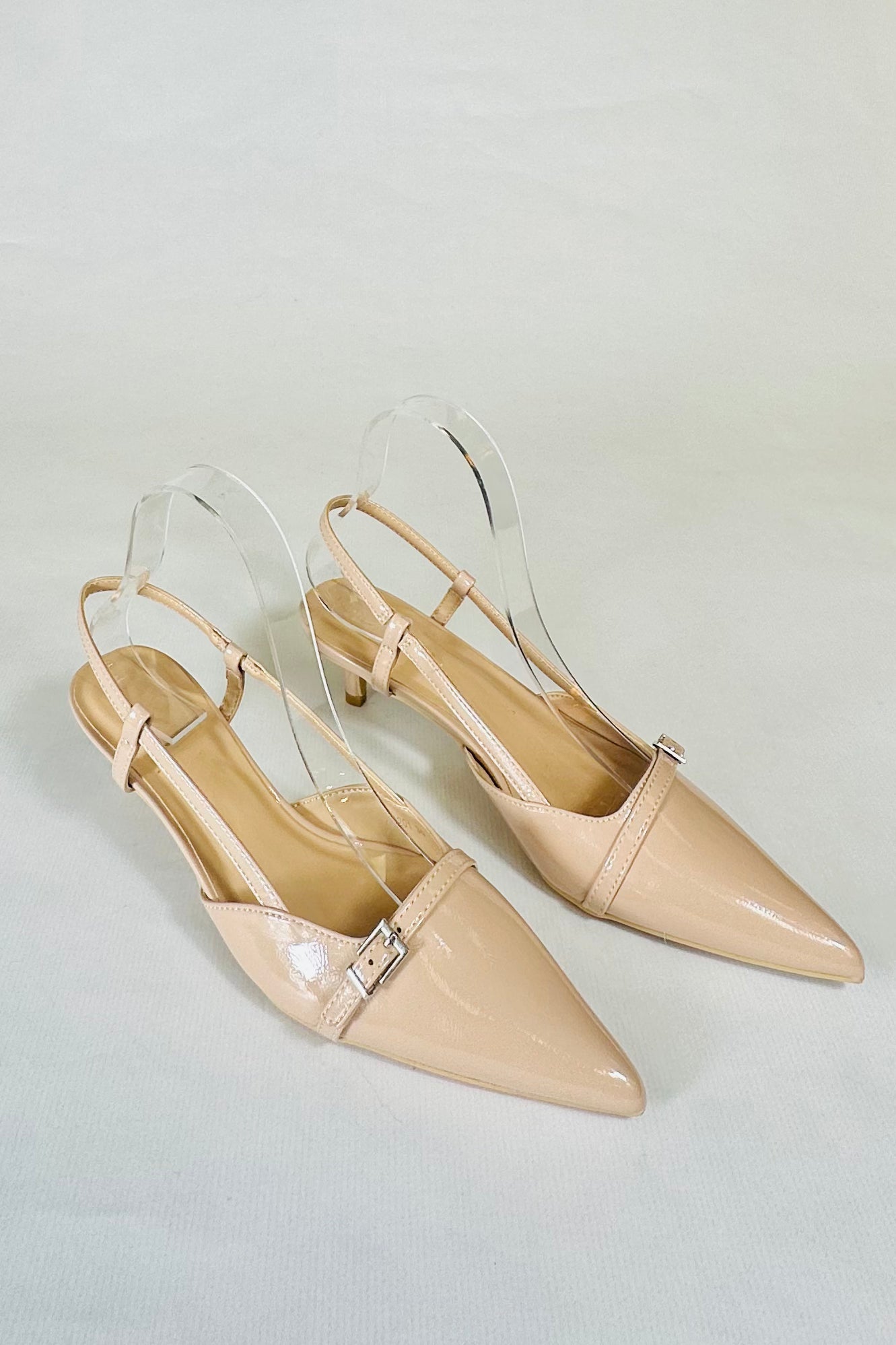 SCARPA BASSA CON FIBIA ORO