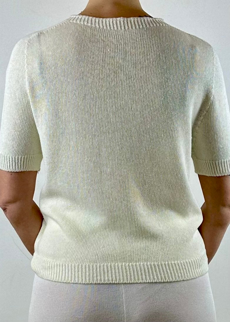 MAGLIONCINO COTONE OFF WHITE