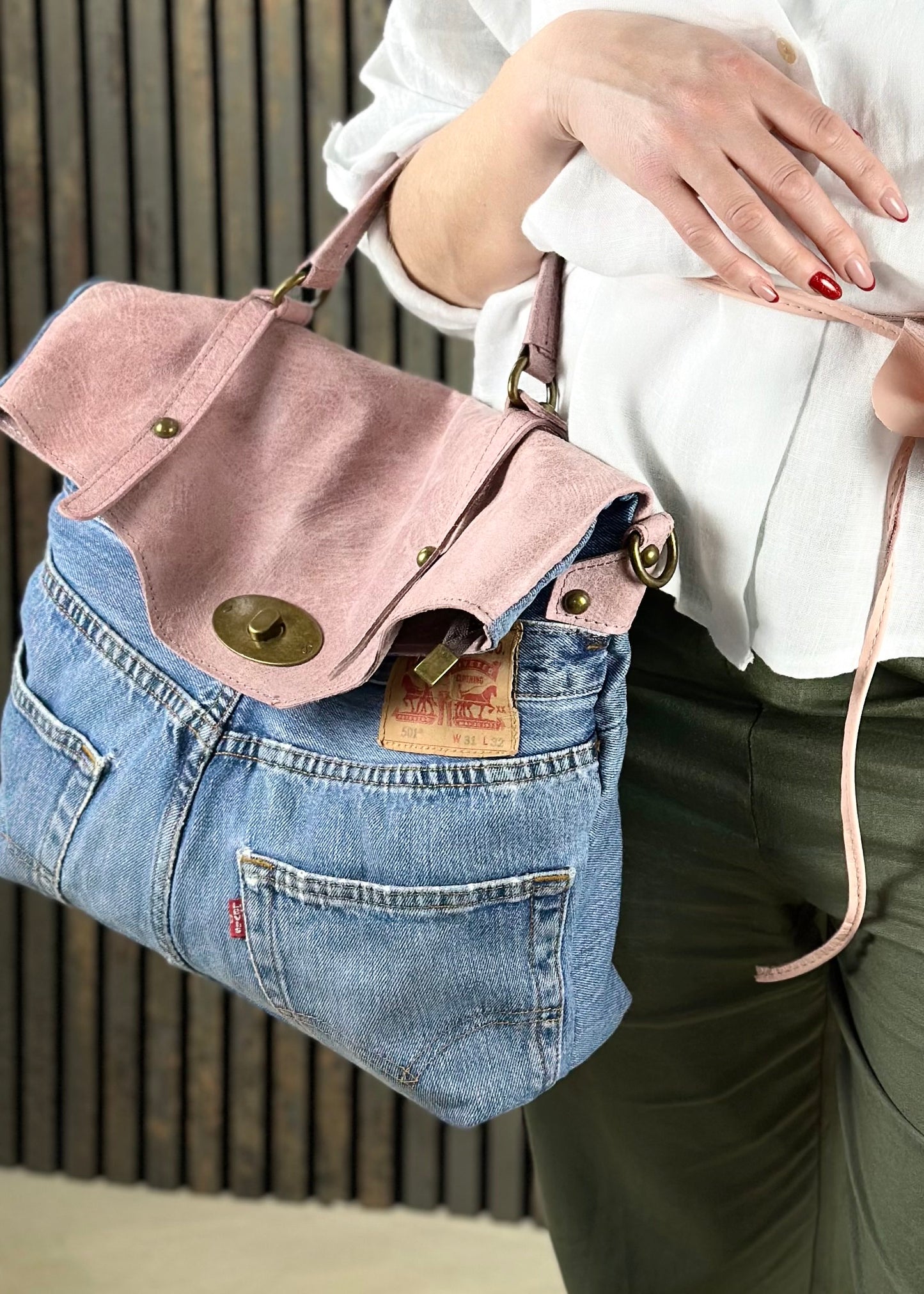 BORSA JEANS LEVI'S FUCSIA