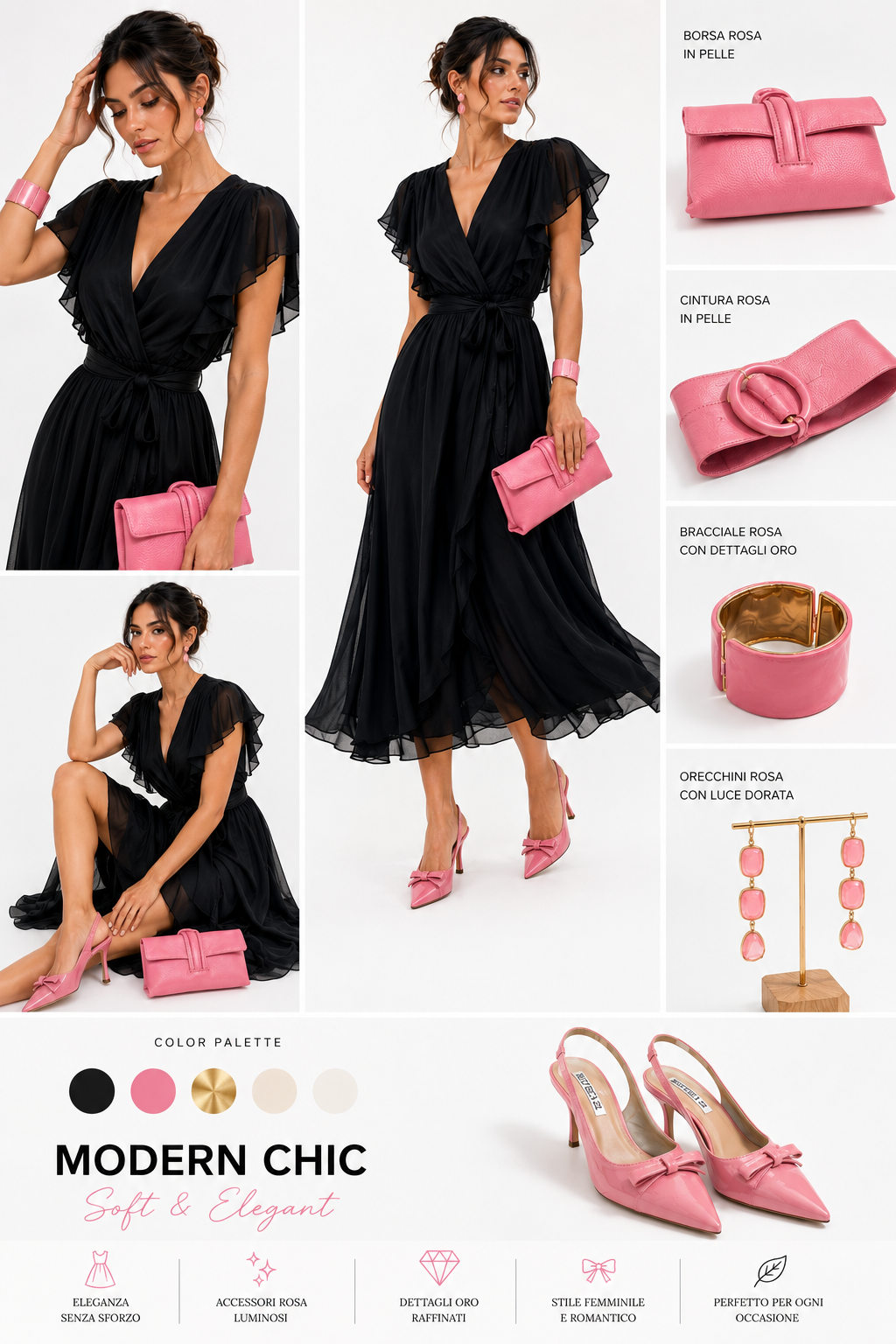ABITO CHIFFON