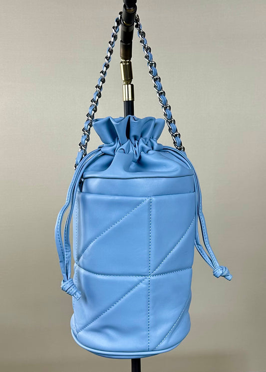 BORSA A CARAMELLA AZZURRA