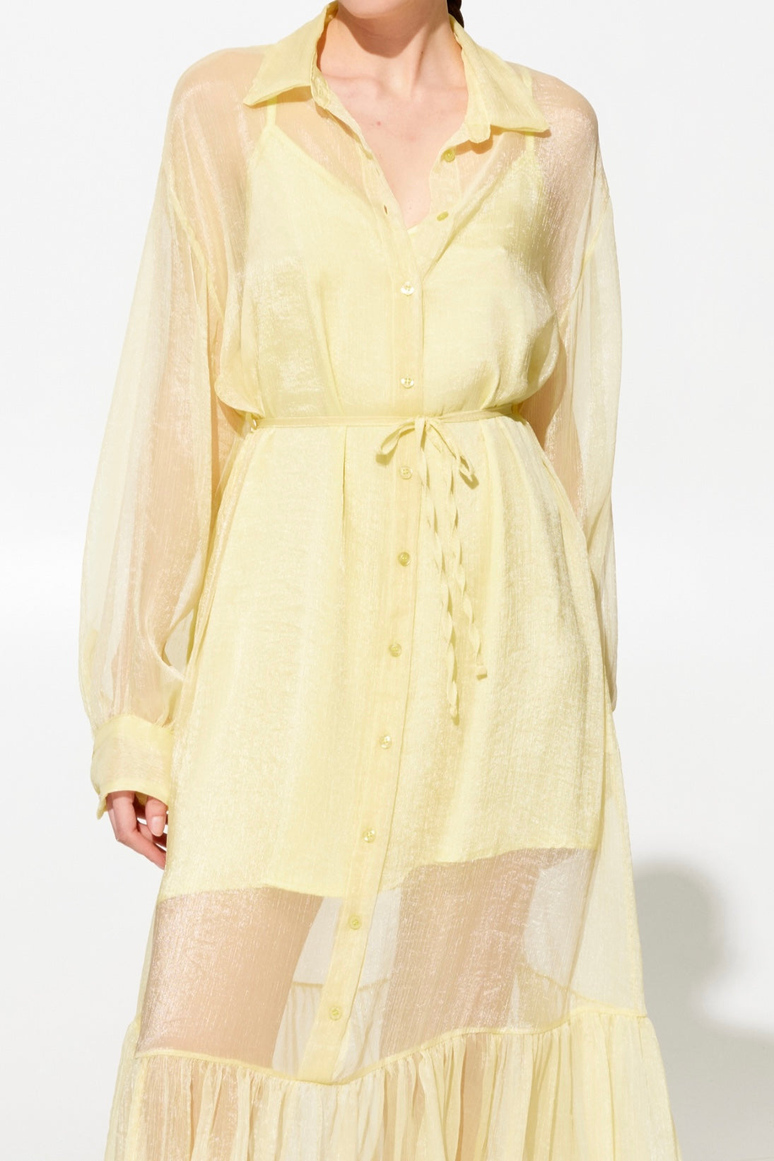 ABITO LUNO IN CHIFONE