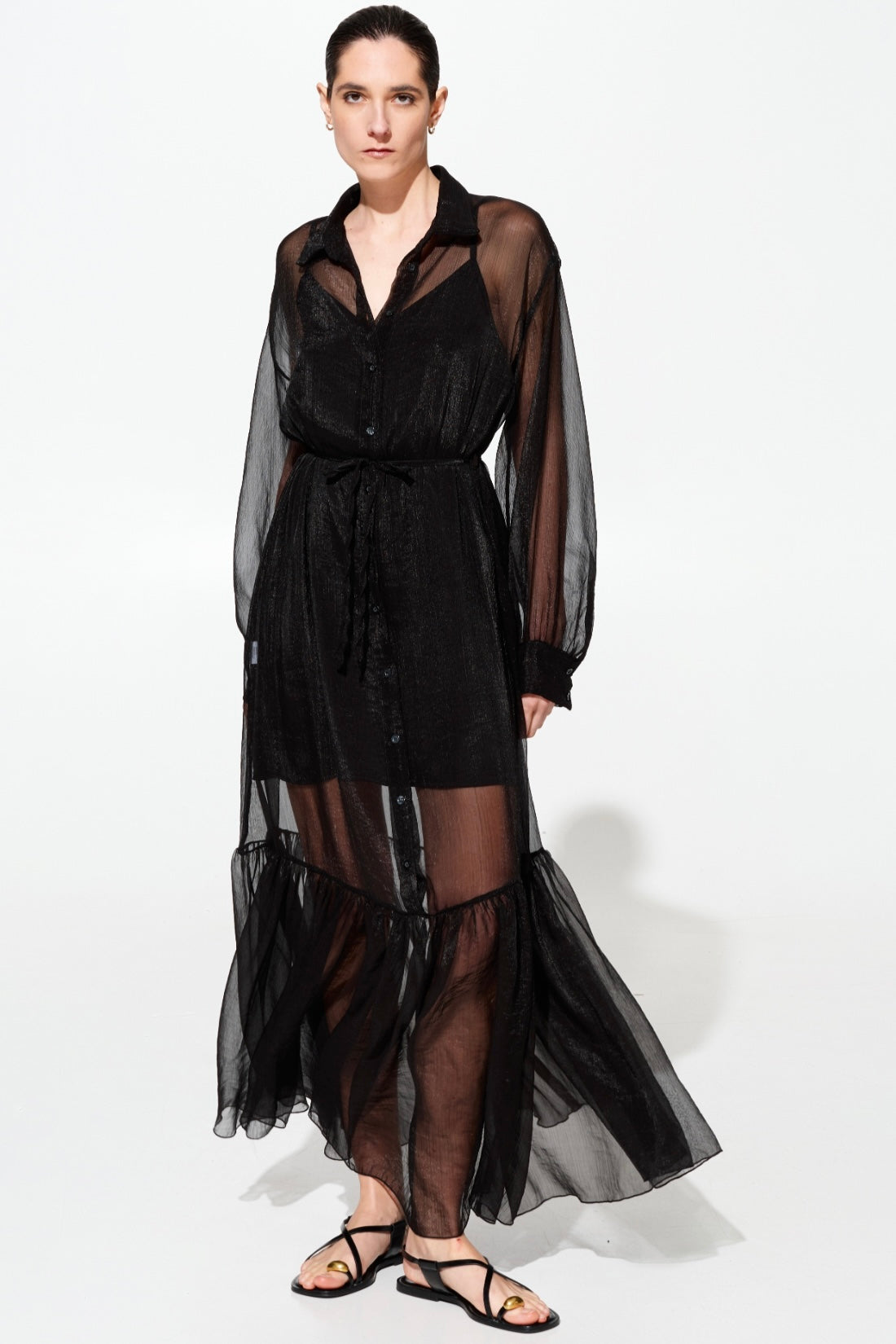 ABITO LUNO IN CHIFONE