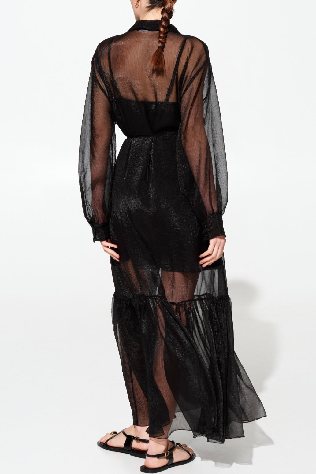 ABITO LUNO IN CHIFONE