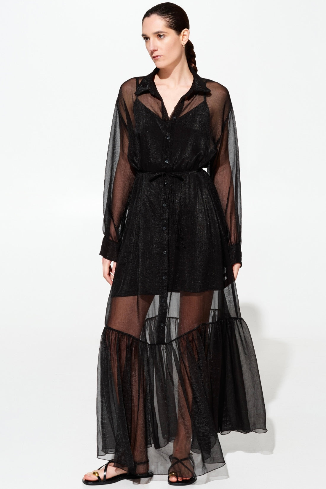 ABITO LUNO IN CHIFONE