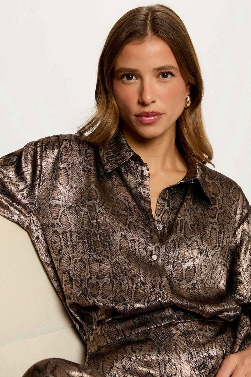 CAMICIA SATIN STAMPA