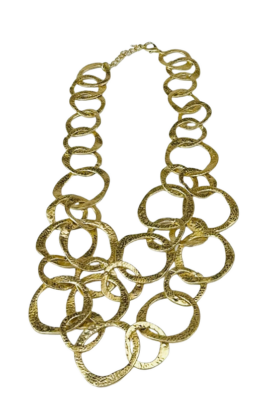 COLLANA LUNGA MARTELLATA