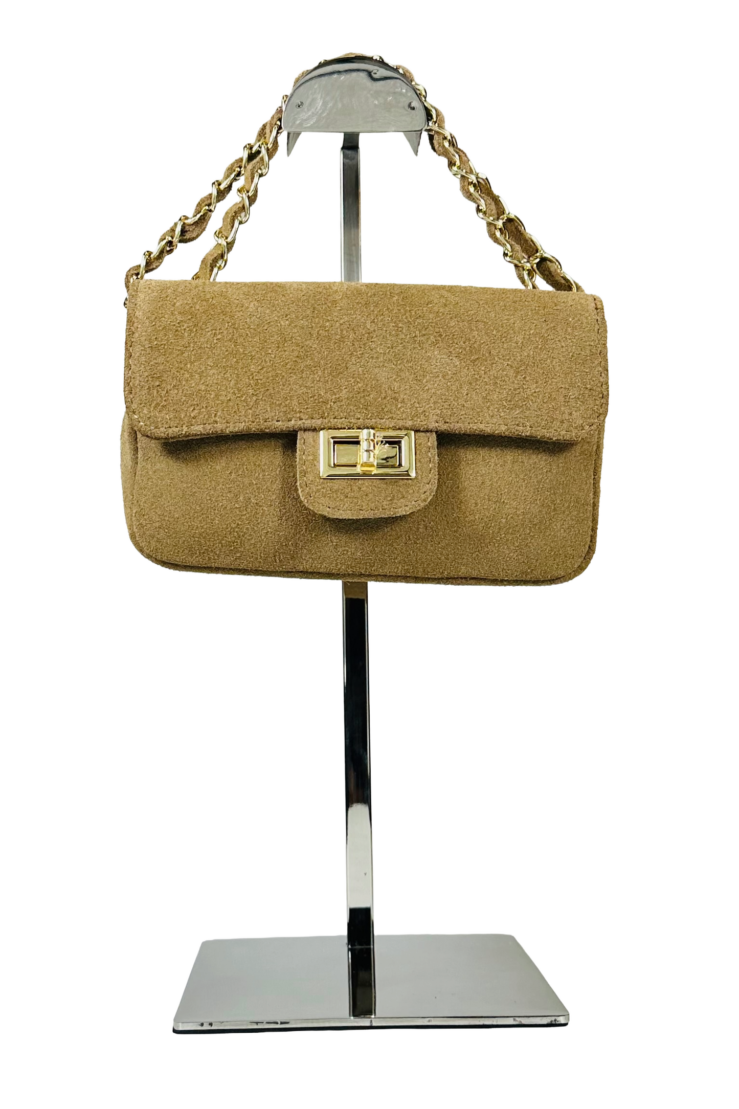 BORSETTA A MANO CAMOSCIO