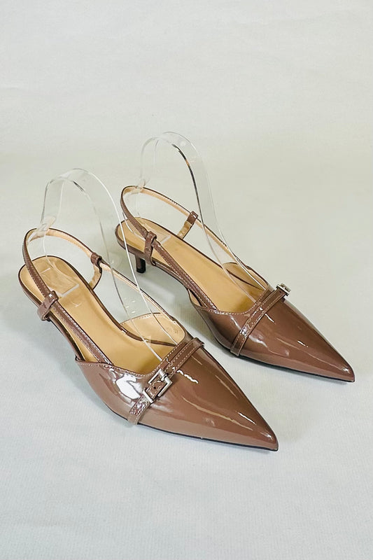 SCARPA BASSA CON FIBIA ORO