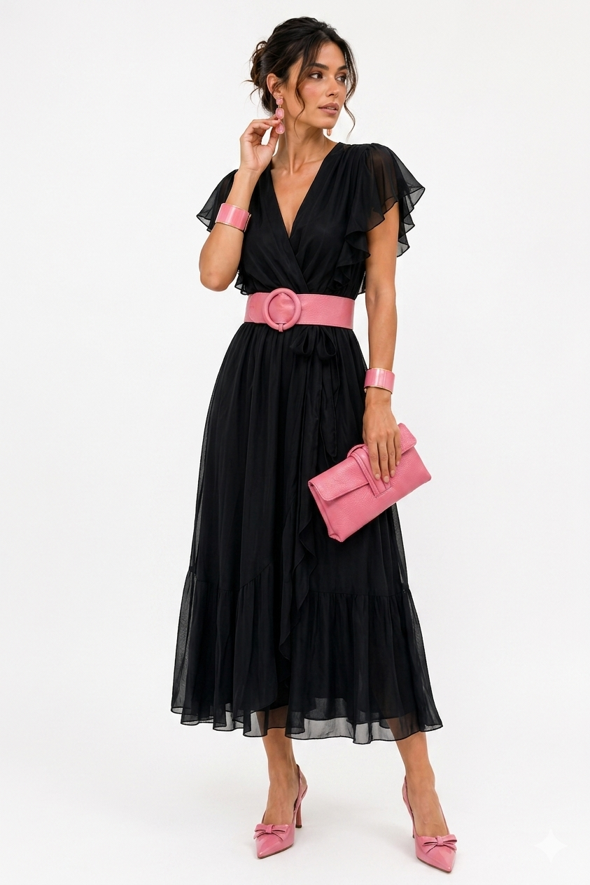 ABITO CHIFFON