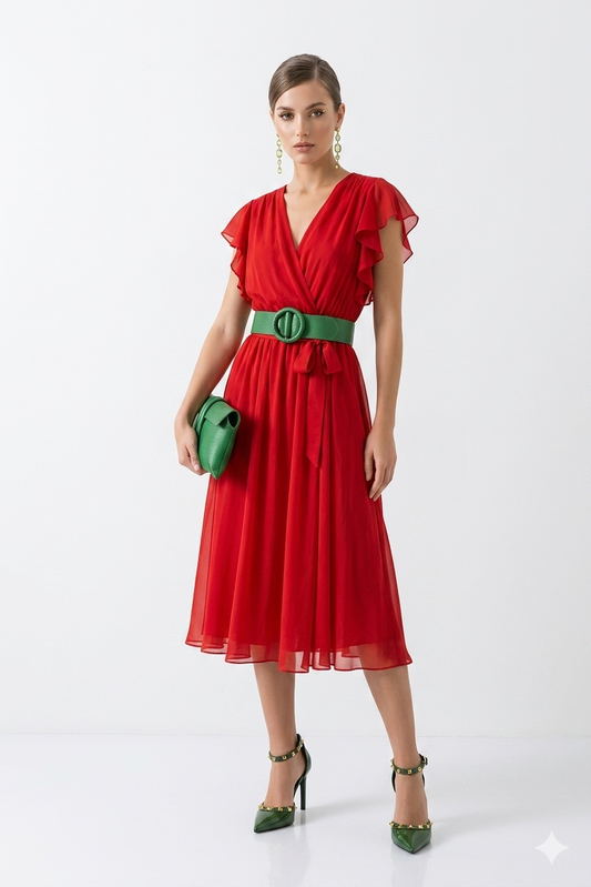ABITO CHIFFON